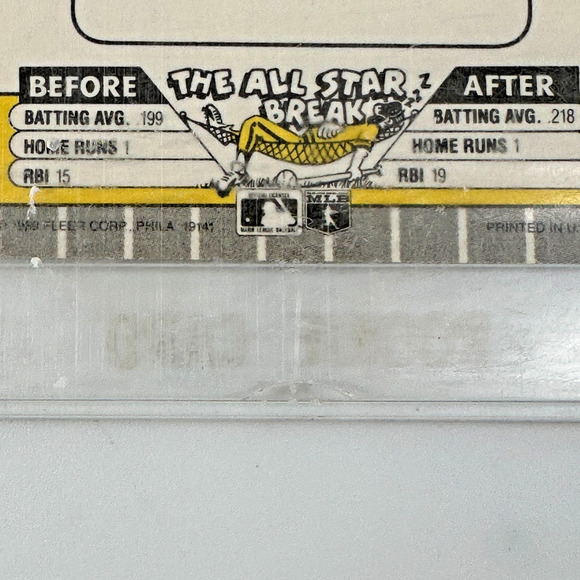 1989 Fleer Bill Ripken #616 FF Face Bat Knob Error Pack Fresh Rookie Razor Sharp - Picture 4 of 5